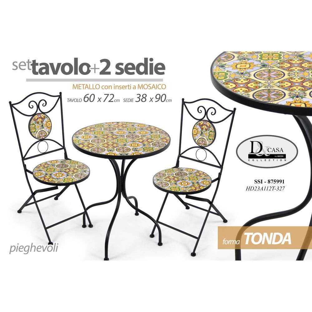 Tavol+2Sedie Nr H Hd23A