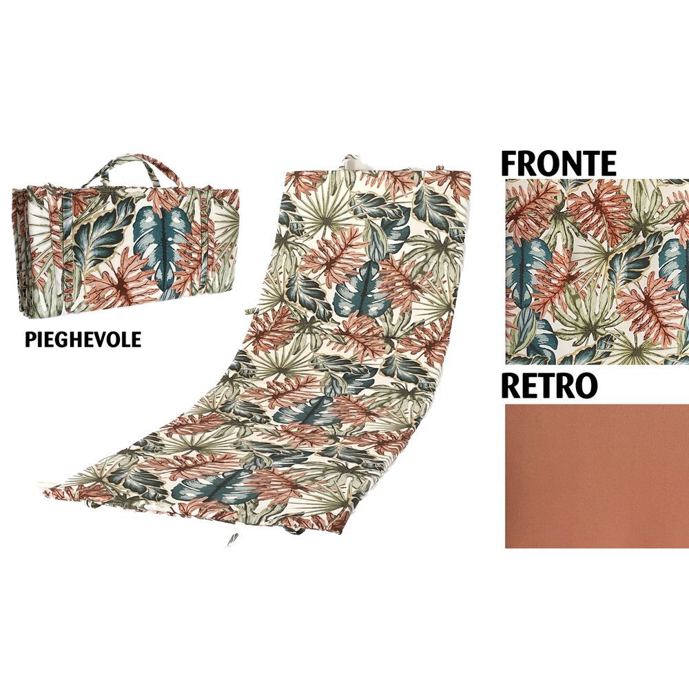Stuoia Portatile Tropical Double Face