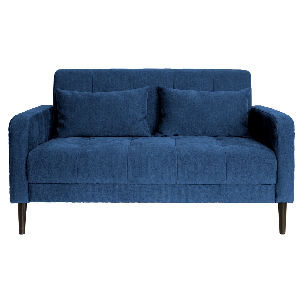 Divano Due Posti Blu Scuro