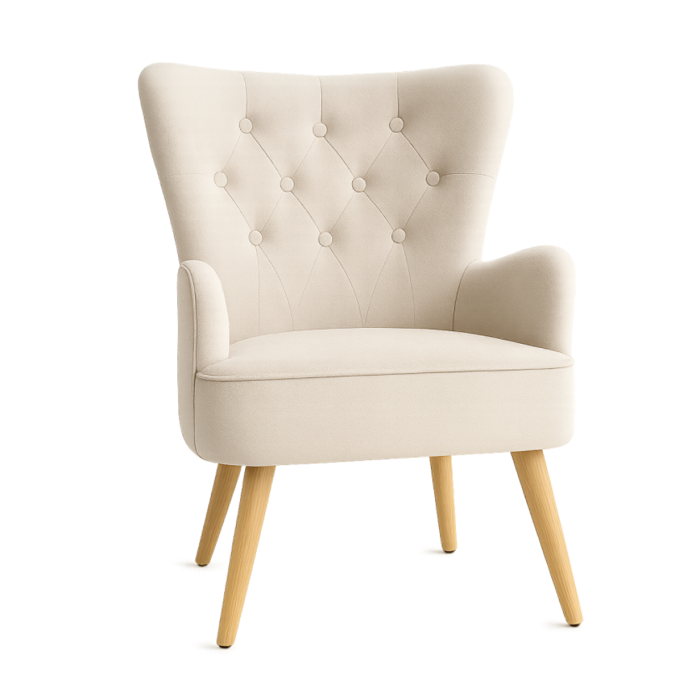 Poltrona Trapuntata Classic Crema