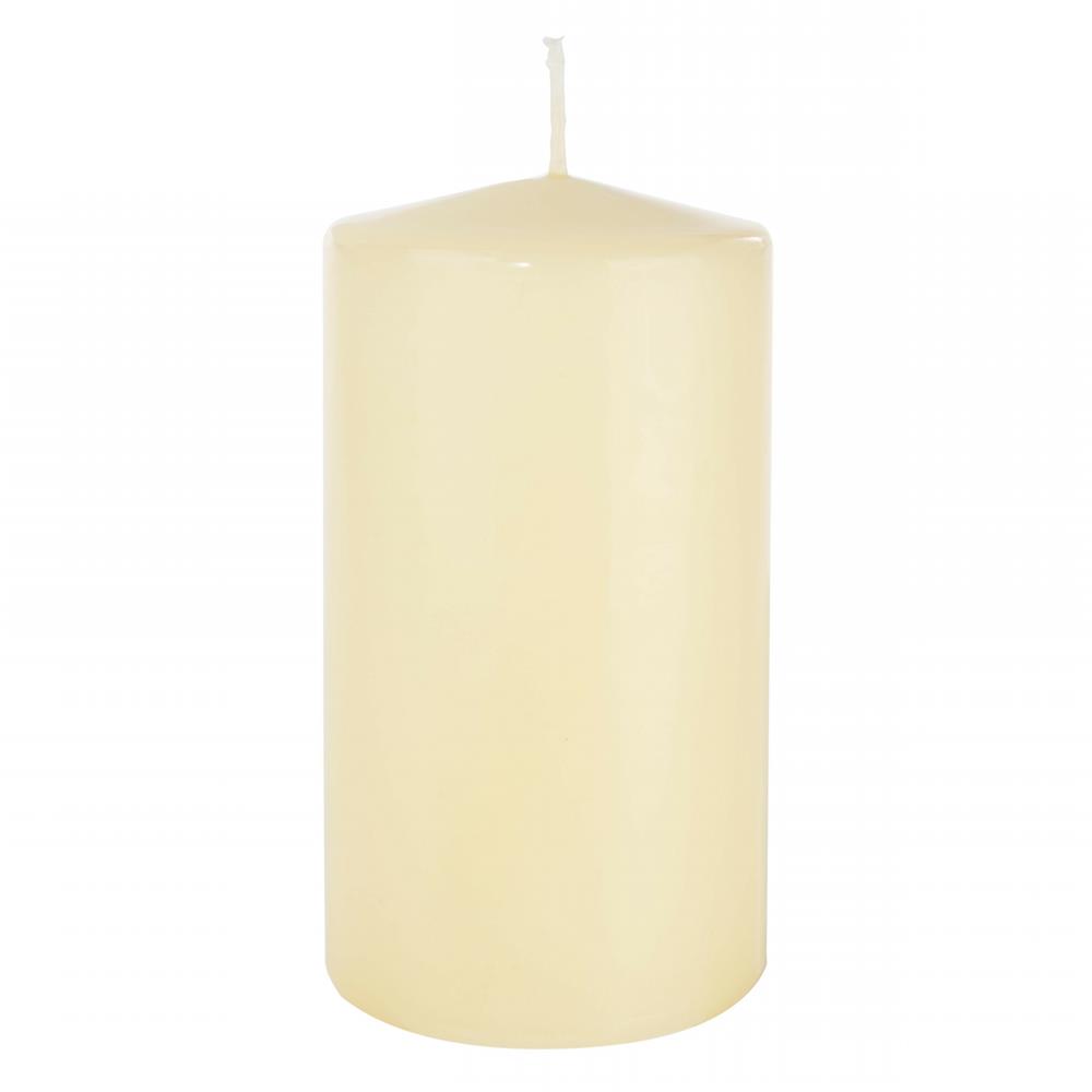 Candela Basic Avorio 8X15 - Cera Avorio - Candele | Mikasa