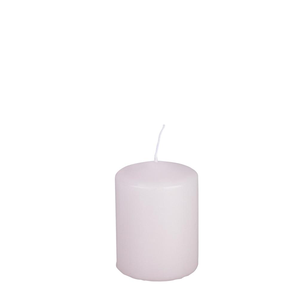 Candela Alba Rosa Chiaro 6X8 - Cera Rosa - Candele | Mikasa