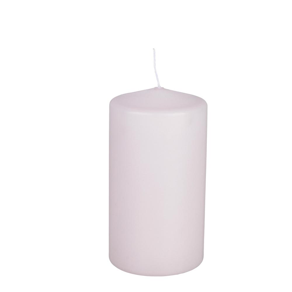 Candela Alba Rosa Chiaro 7X13 - Cera Rosa - Candele | Mikasa