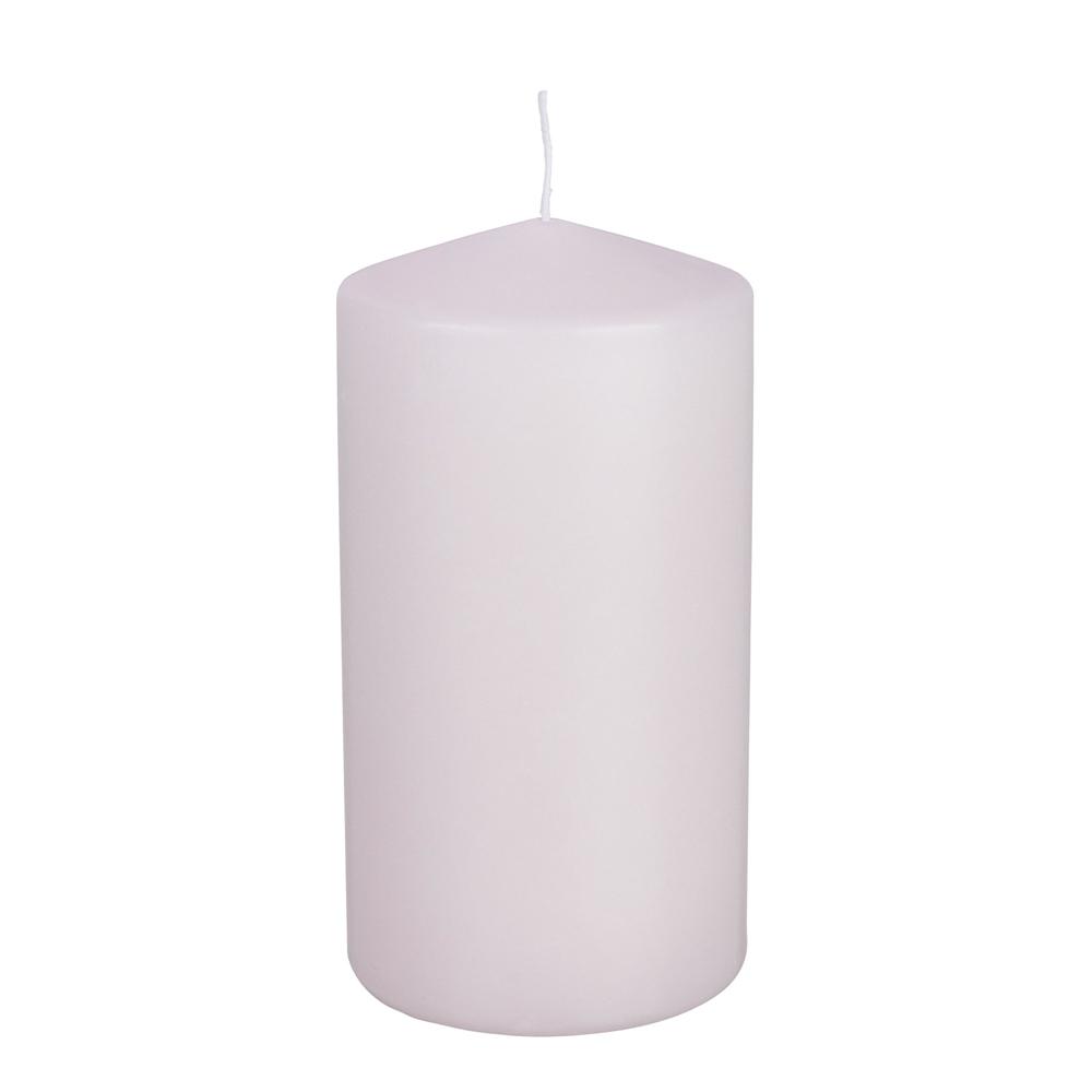 Candela Alba Rosa Chiaro 8X15 - Cera Rosa - Candele | Mikasa