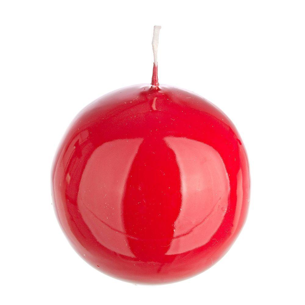 Candela Basic Sfera Rubino D7 - Cera - Candele | Mikasa