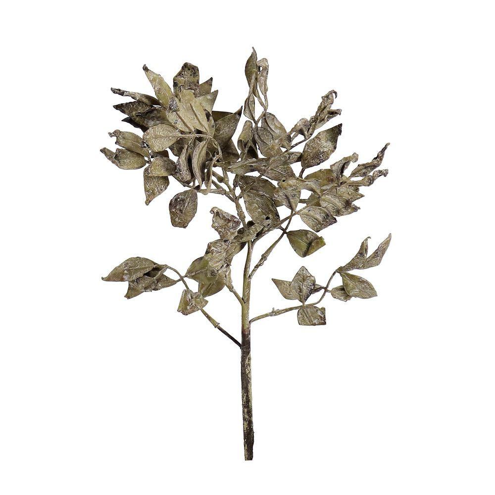 Pick Cortney Foglie Verde H42Cm