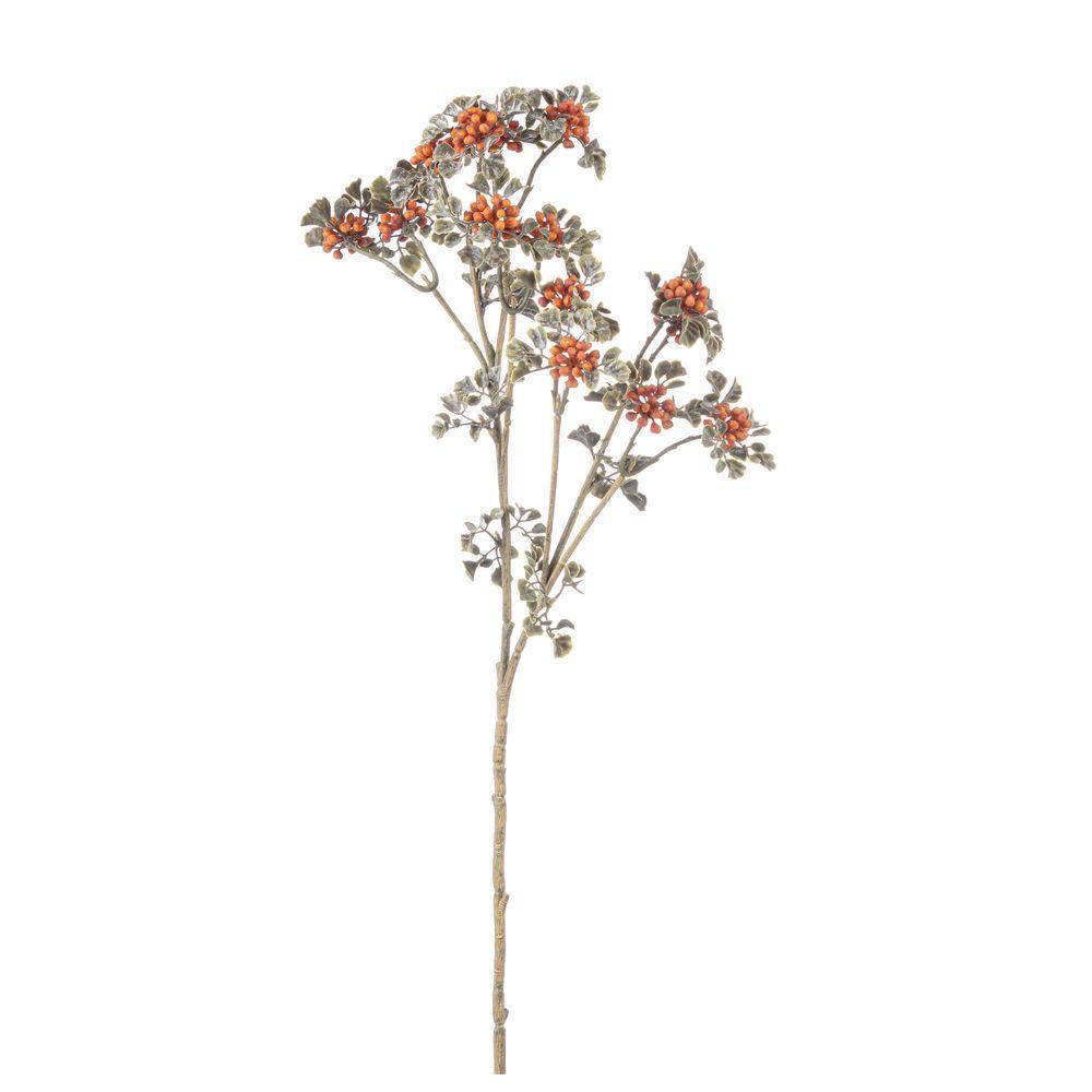 Ramo Loryn C-Bacche Arancione H61Cm