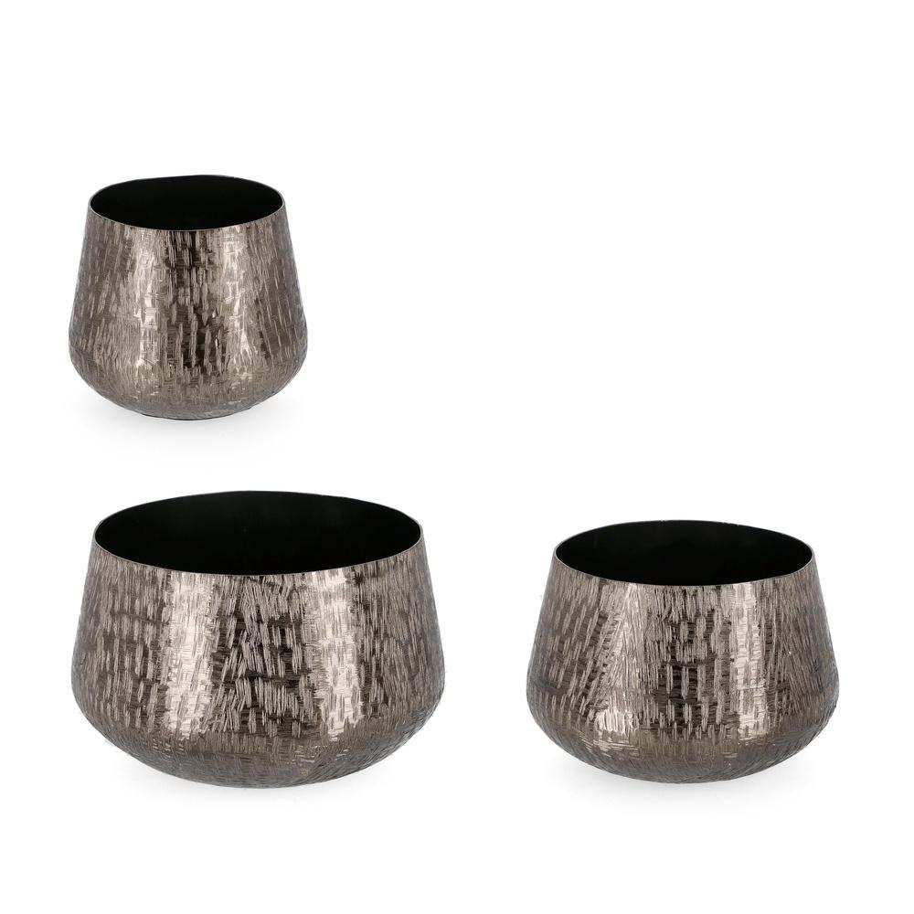 SET3 P.VASO LATHE TO ANTRACITE - Antracite - Oggettistica | Mikasa