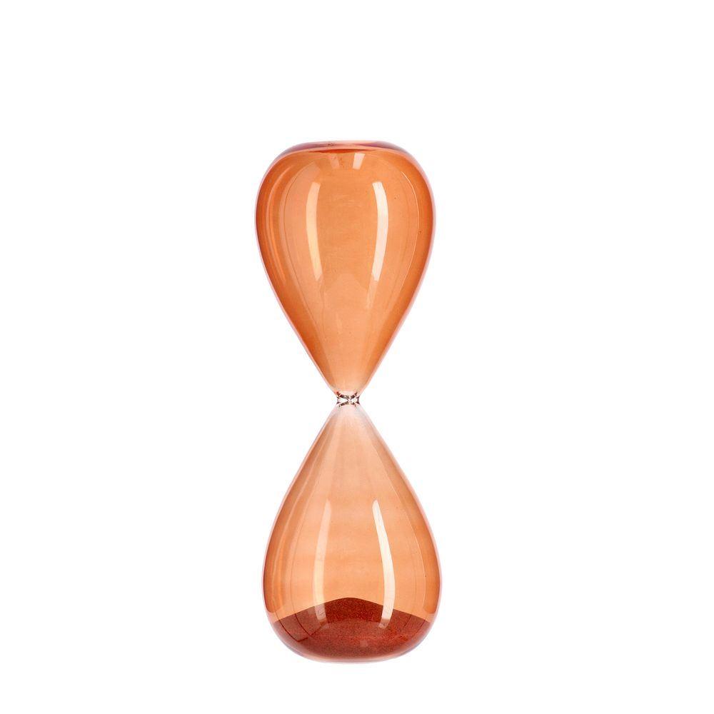 Clessidra Kronos Arancione-Marrone H29 - Vetro Marrone - Clessidre | Mikasa