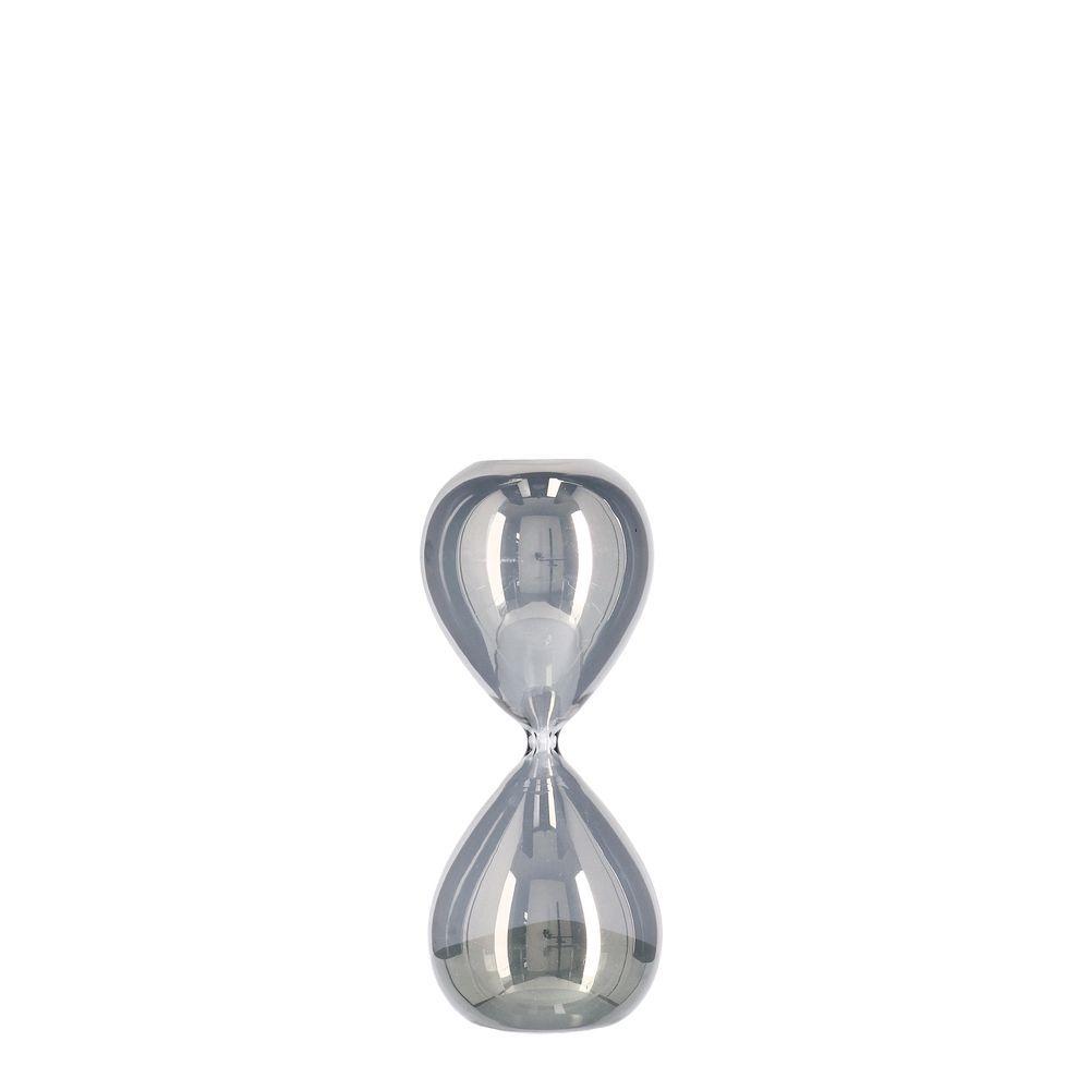 Clessidra Kronos Argento-Bianco H19,2 - Vetro Bianco - Clessidre | Mikasa