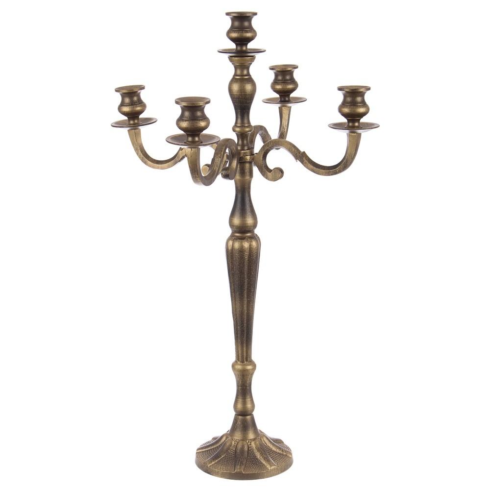 Candelabro Laryn 5Fuochi Brunito H70 - Metallo Marrone - Candelabri | Mikasa