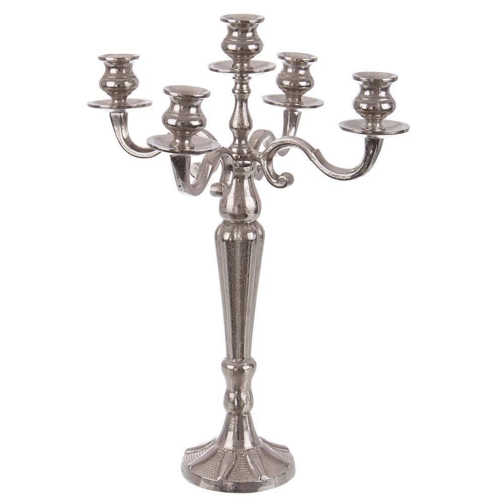 Candelabro Laryn 5Fuochi Argento H52 - Metallo Argento - Candelabri | Mikasa