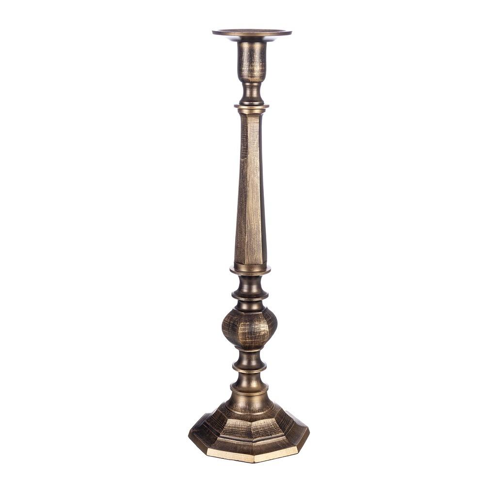 Candelabro Chandana 1Fuoco Brunito H59 - Metallo Marrone - Candelabri | Mikasa