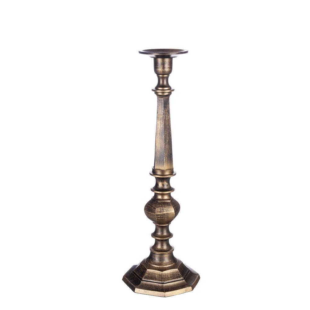 Candelabro Chandana 1Fuoco Brunito H53 - Metallo Marrone - Candelabri | Mikasa