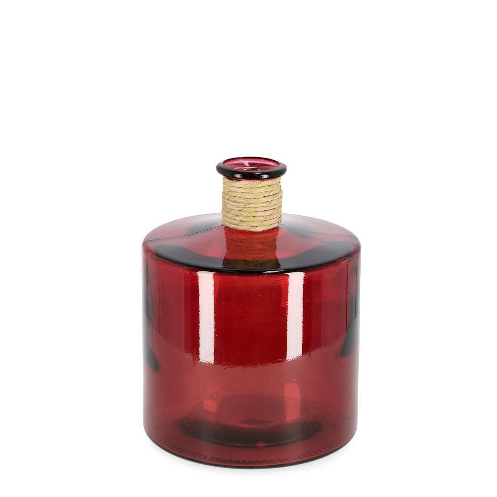 Bottiglia Decorat Rotang To Vt Rosso H26 - Vetro Rosso - Vasi & Accessori | Mikasa
