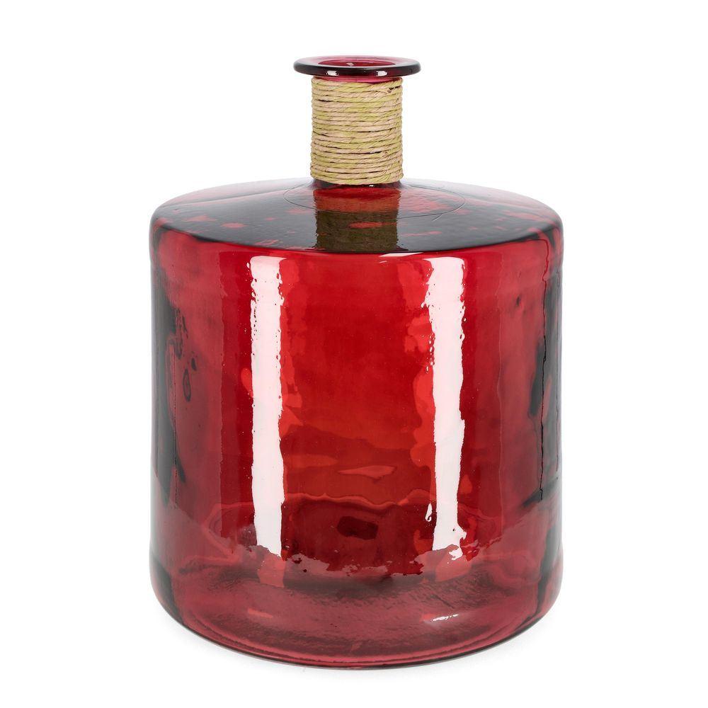Bottiglia Decorat Rotang To Vt Rosso H45 - Vetro Rosso - Vasi & Accessori | Mikasa