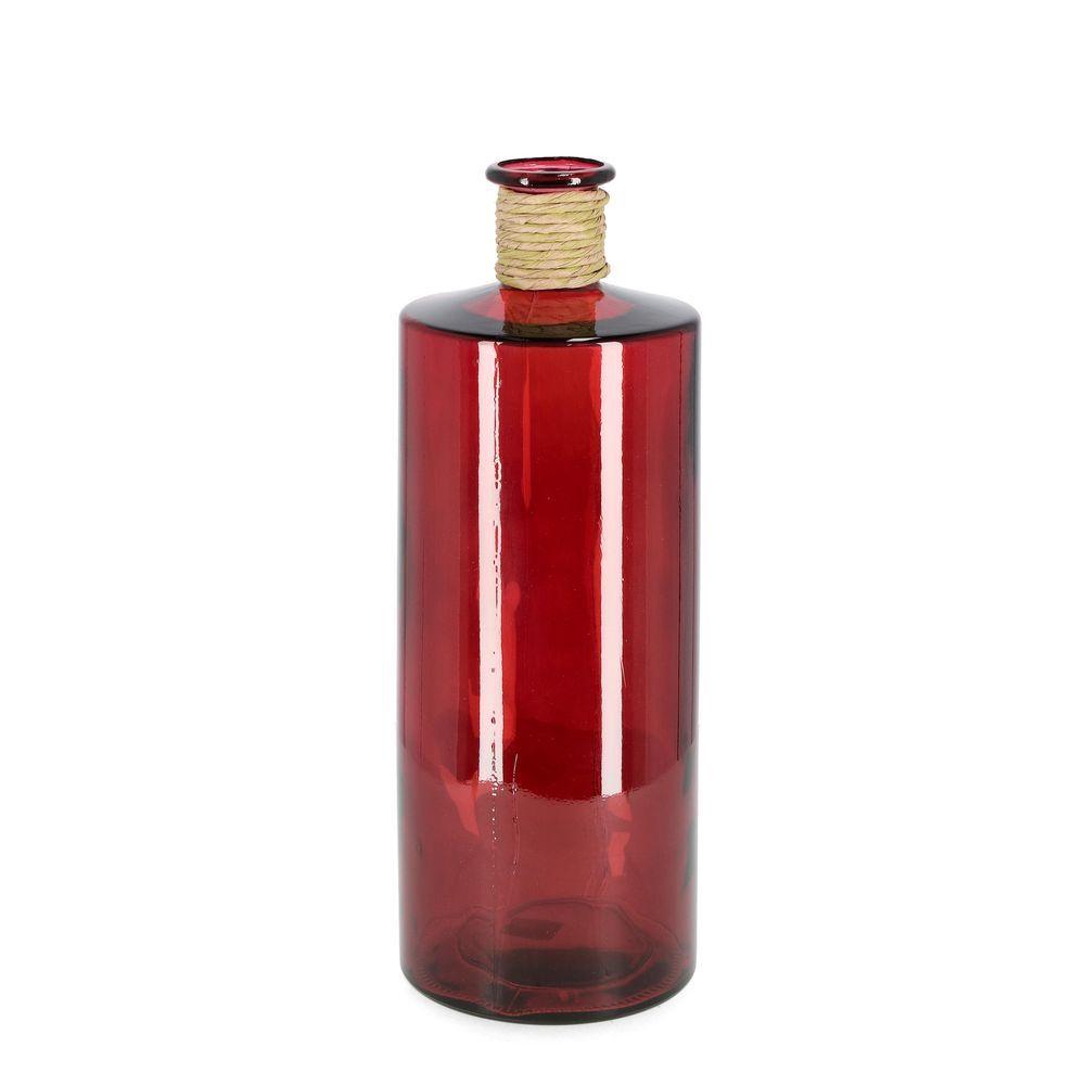Bottiglia Decorat Rotang To Vt Rosso H40 - Vetro Rosso - Vasi & Accessori | Mikasa