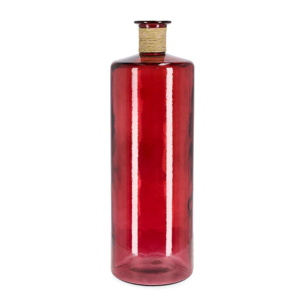 Bottiglia Decorat Rotang To Vt Rosso H75 - Vetro Rosso - Vasi & Accessori | Mikasa