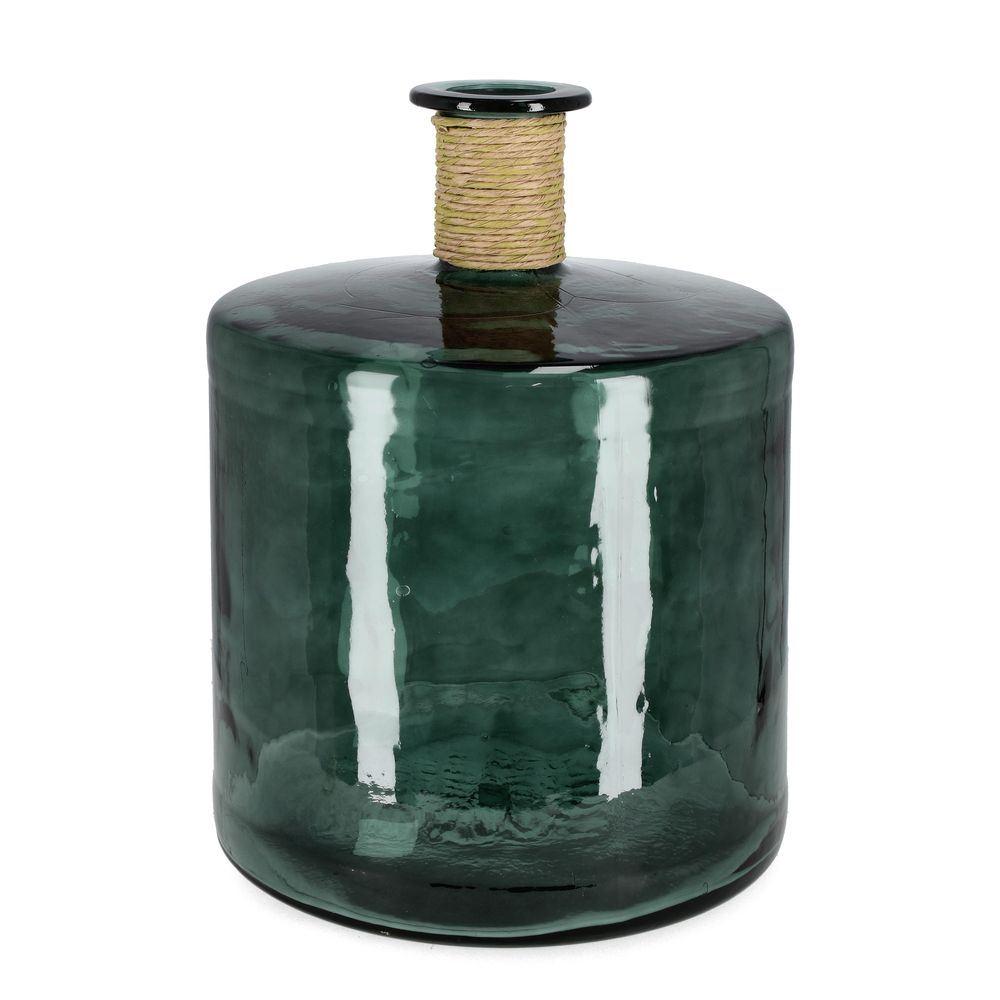Bottiglia Decorat Rotang To Vt Verde H45 - Vetro Verde - Vasi & Accessori | Mikasa