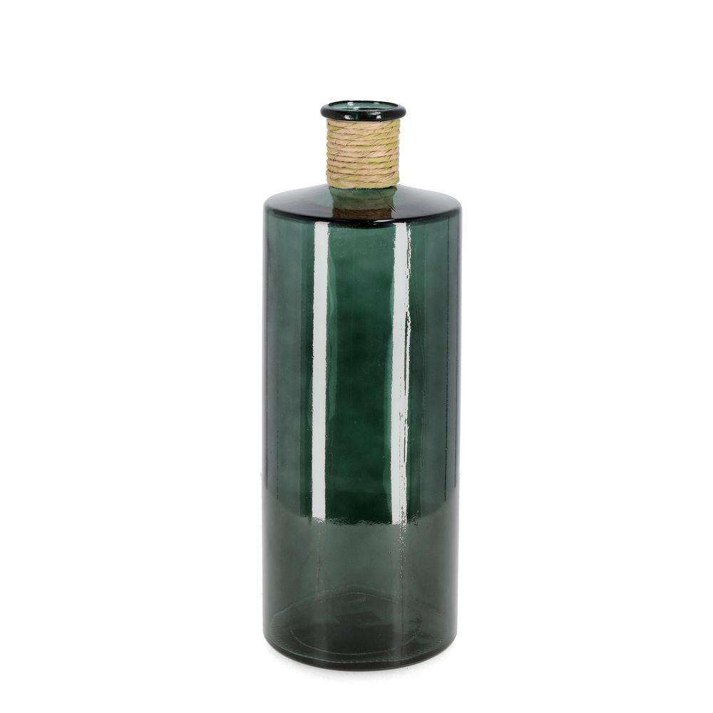 Bottiglia Decorat Rotang To Vt Verde H40 - Vetro Verde - Vasi & Accessori | Mikasa