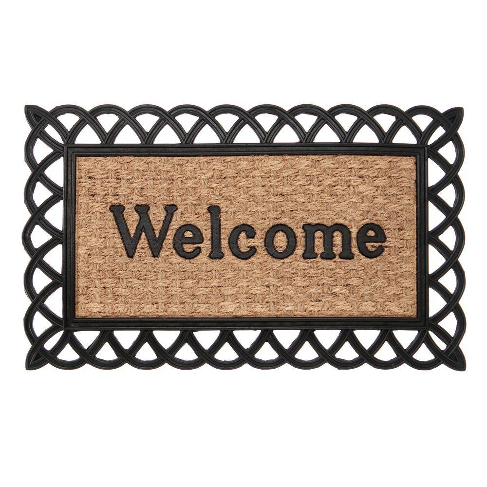 Zerbino Thalie Welcome Gomma-Cocco 45X75 - Cocco Beige - Zerbini | Mikasa