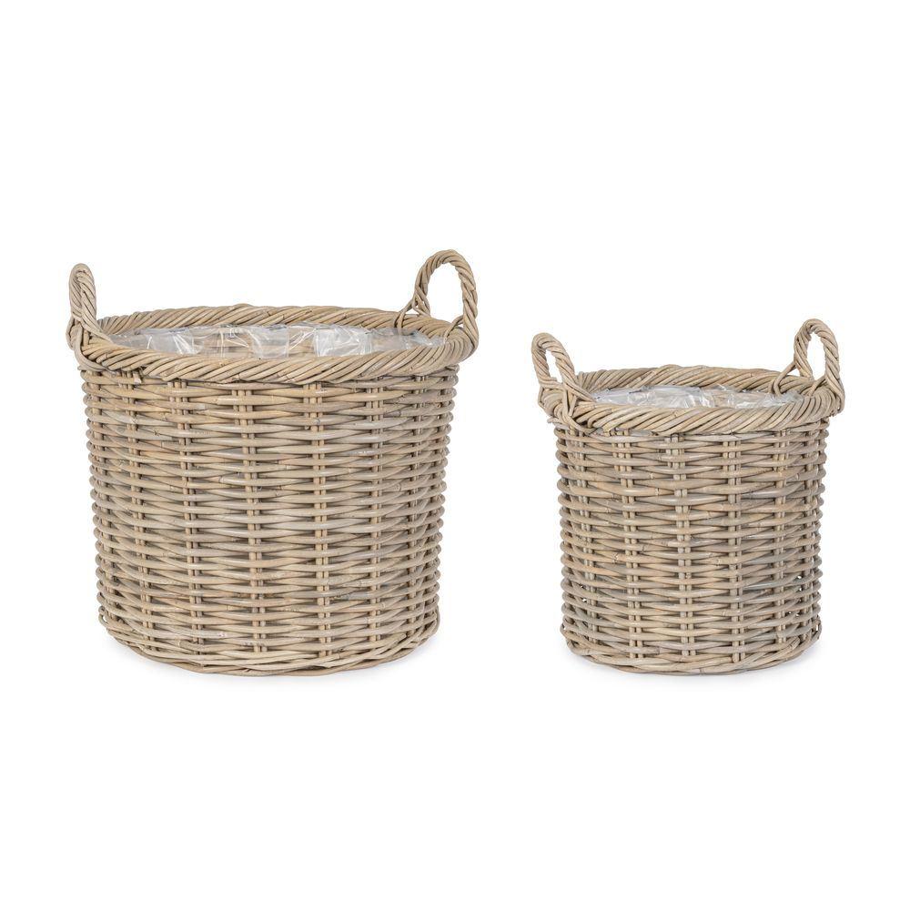 Cesta 2M Randy To Grigio L Ø43x35-43h