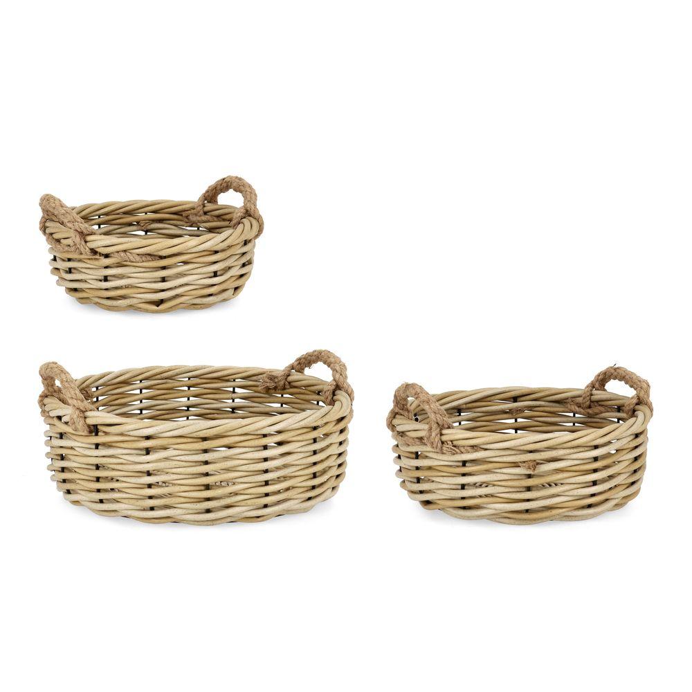 Cesta 2M Julen Tondo Basso Naturale S - Naturale - Ceste | Mikasa