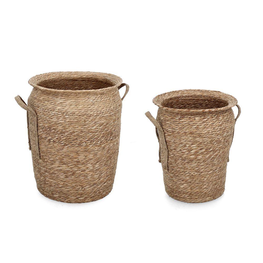 Cesta 2M Hamida Svas Naturale L Ø46x53h - Naturale - Ceste | Mikasa