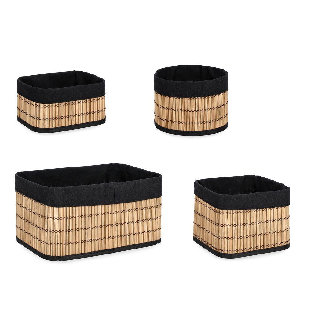 Cesta Sintia Rett Naturale M 20x15x10h