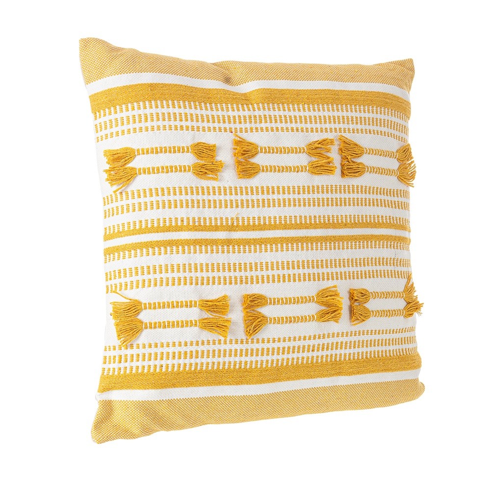 Cuscino Alexie Ocra 45X45 - Tessuto Giallo - Cuscini | Mikasa