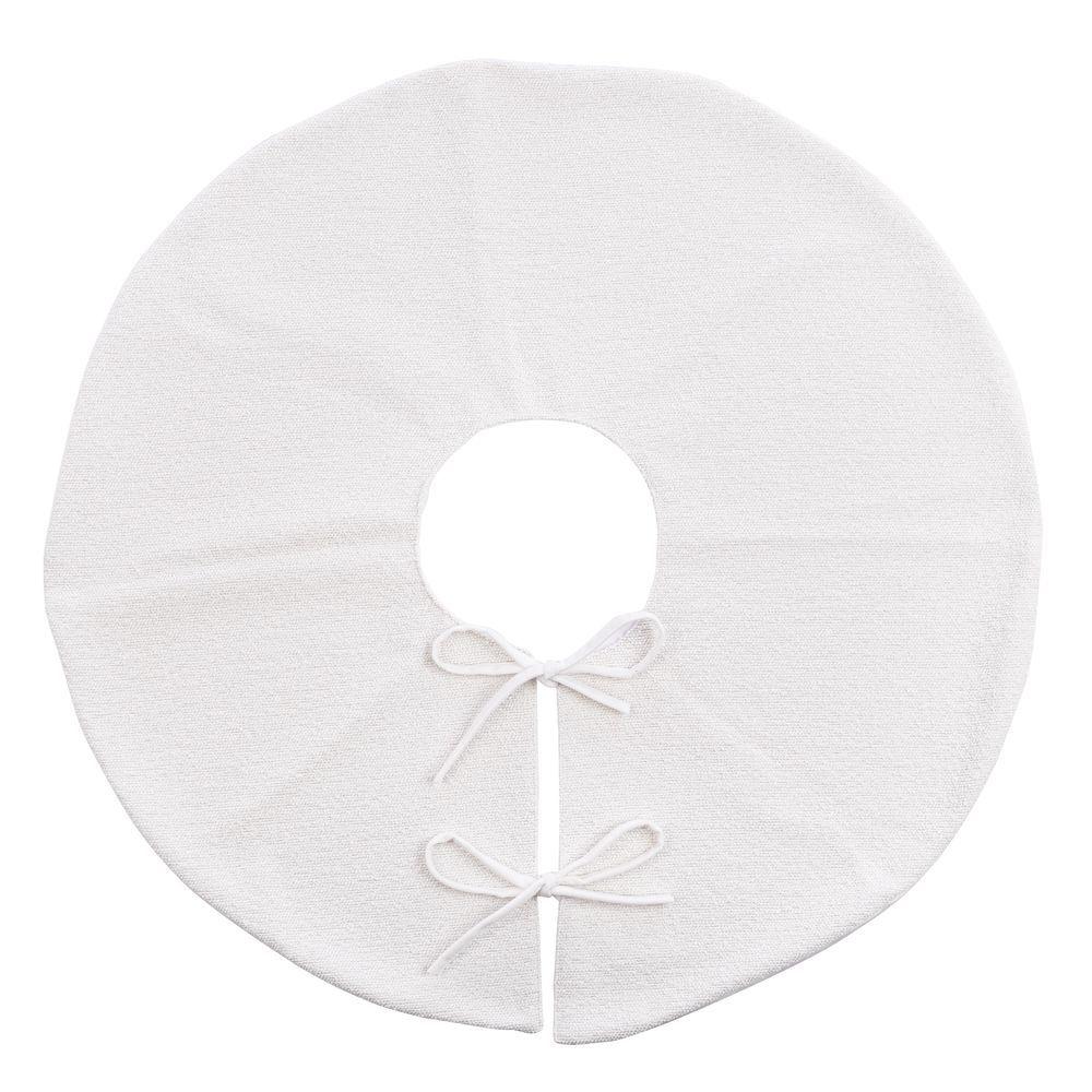 Copribase Albero Teddy Bianco D90 - Bianco - Addobbi Albero | Mikasa