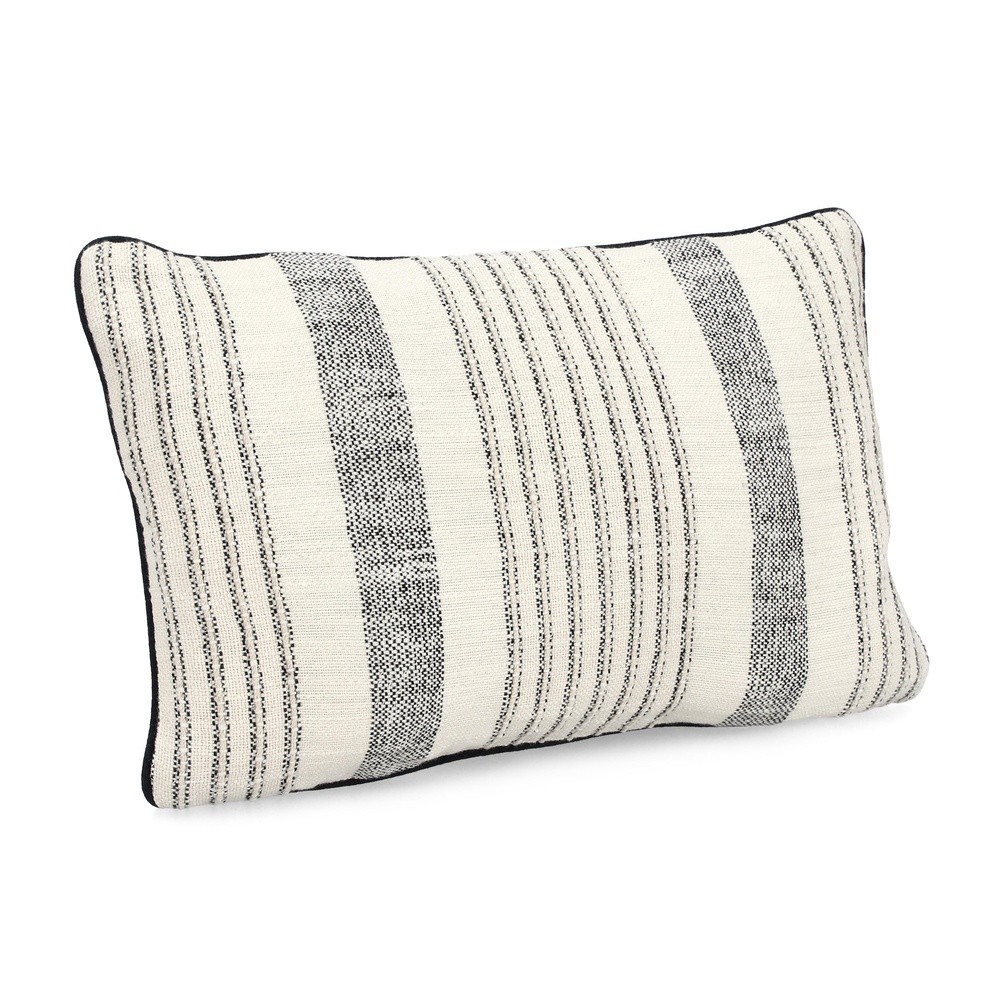 Cuscino Morgan Beige Blu 50X30 - Tessuto Blu - Cuscini | Mikasa