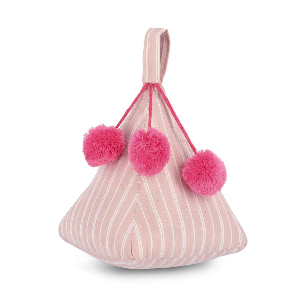 Fermaporta Kathy Pompon Fucsia - Rosa - Ferma Porta & Paraspifferi | Mikasa