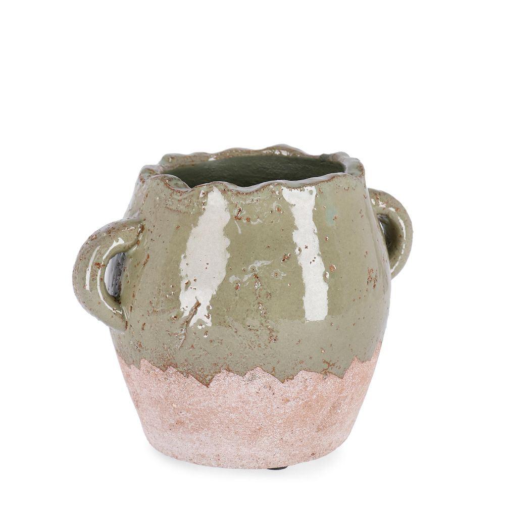 Vaso Orfeo Anfora Verde H14