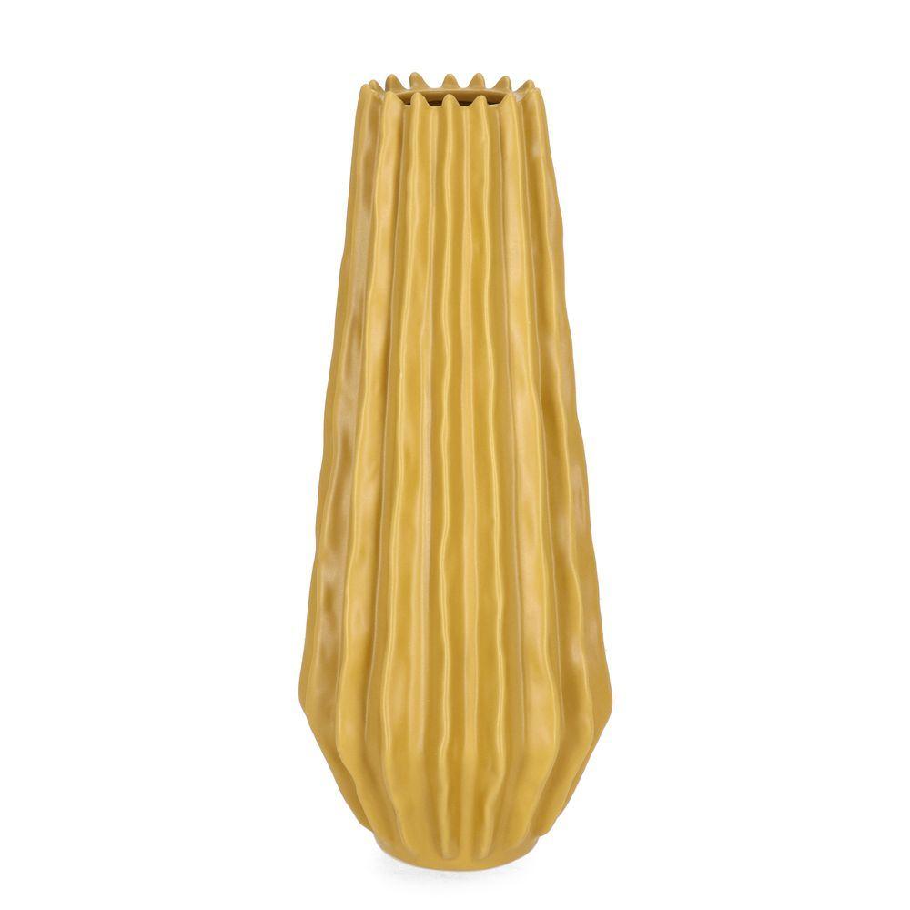 Vaso Eldar Alto Cr Ocra D12,5X33H