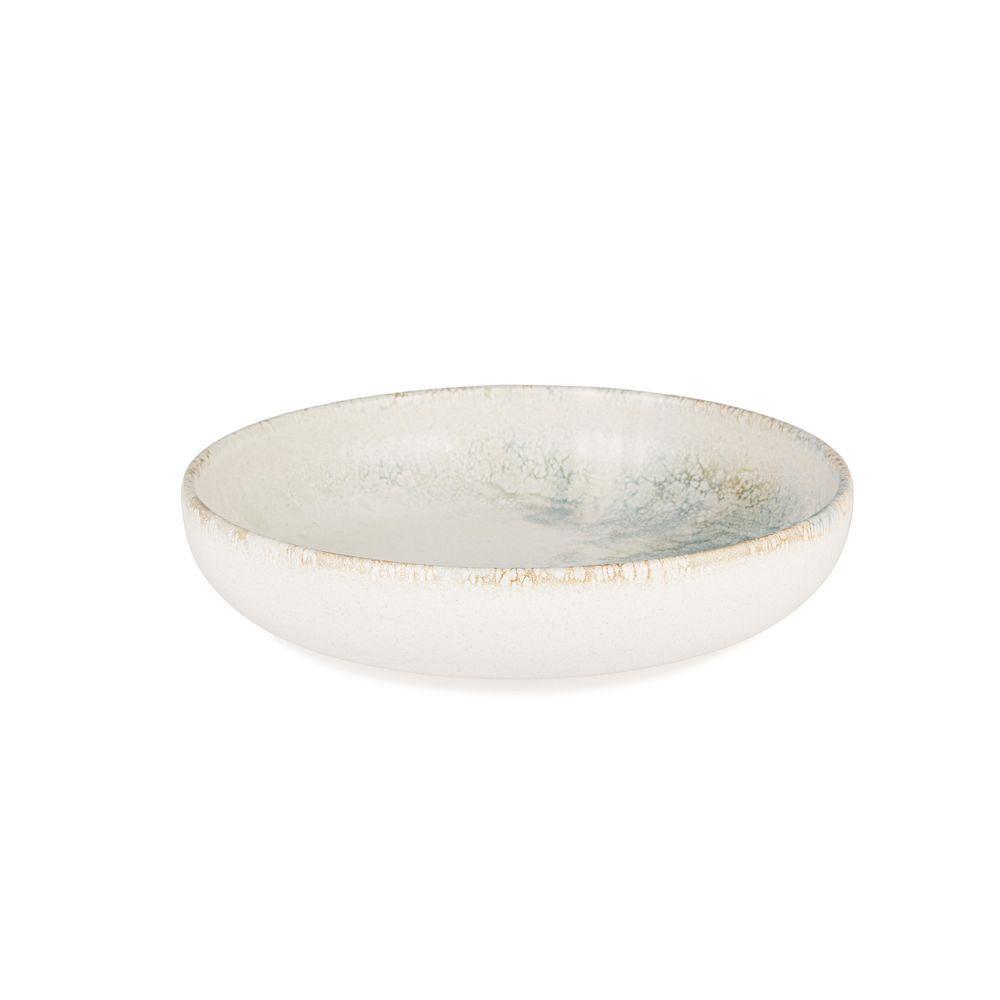 Piatto Fondo Beja Bianco Azzurro D22