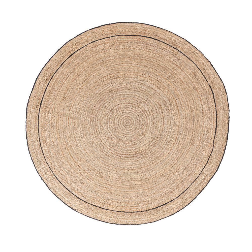 Tappeto Ankit Naturale-Nero D180