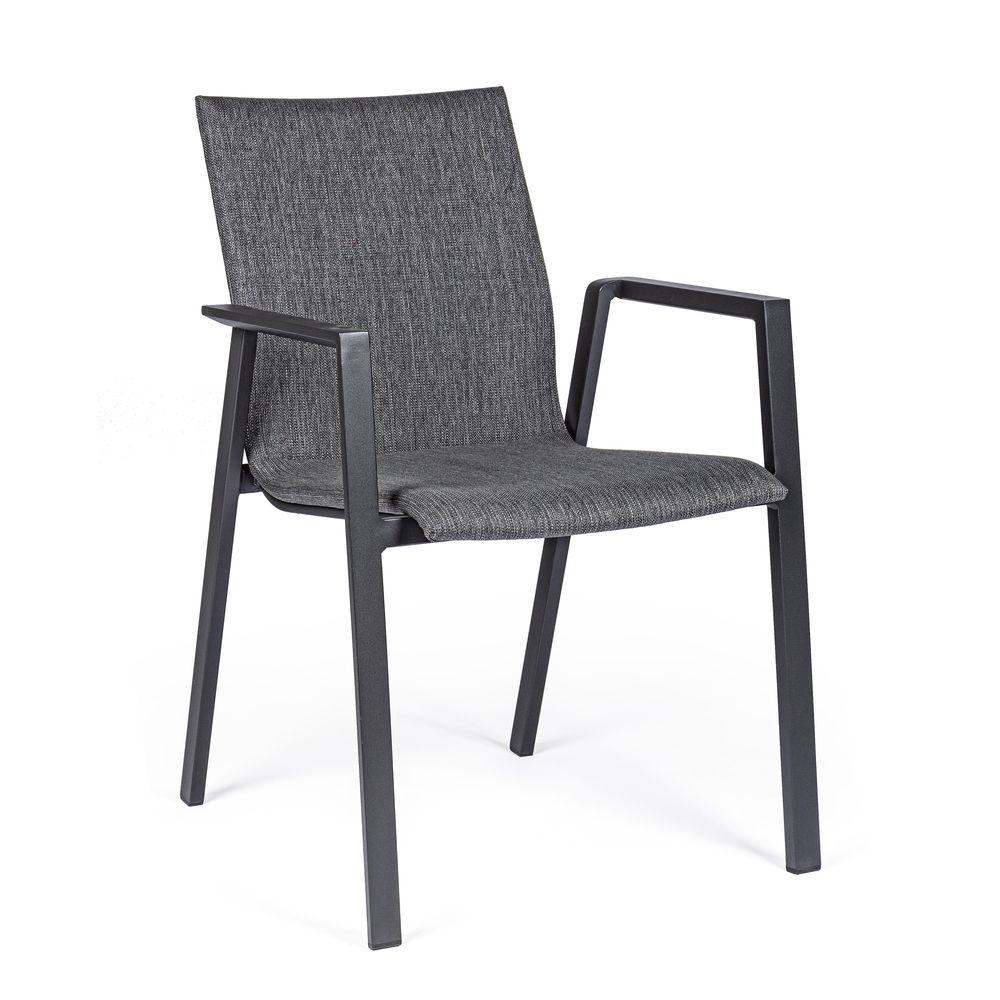 Sedia C-Br Odeon Antr-Gr Scuro Jx55 - Antracite - Sedie Giardino | Mikasa