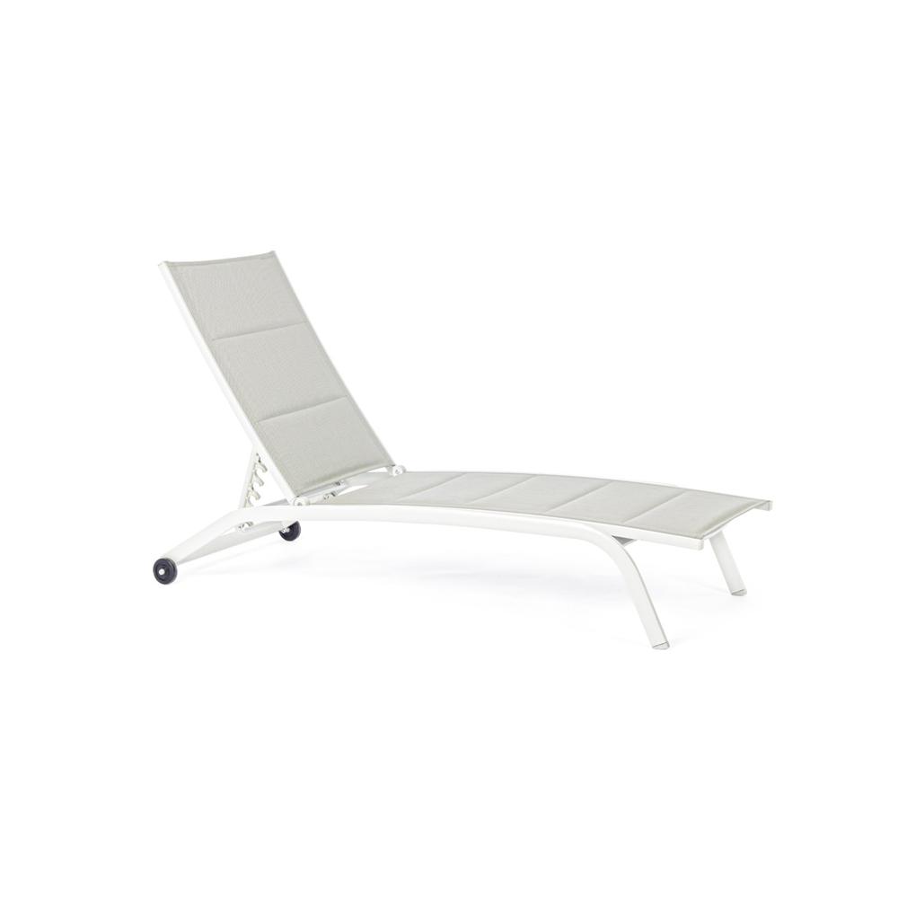 Lettino C-Ruote Cleopas Bianco Zh10 - Metallo Bianco - Lettini | Mikasa