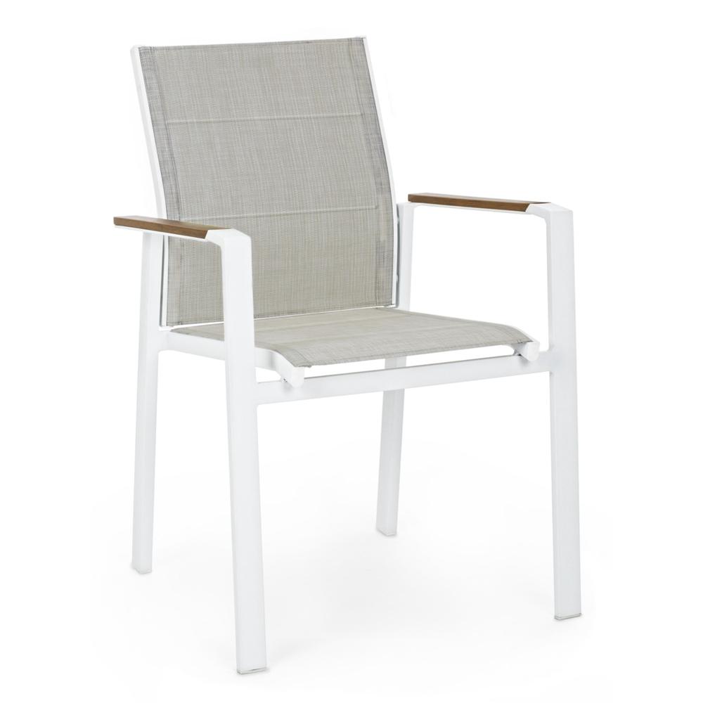 Sedia C-Br Kubik Bianco Sj60 - Bianco - Sedie Giardino | Mikasa