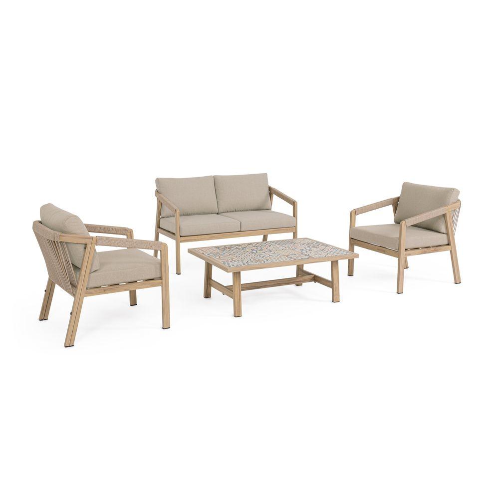 Set4 Salotto C-C Kalimera Desert Kd - Divani Giardino | Mikasa