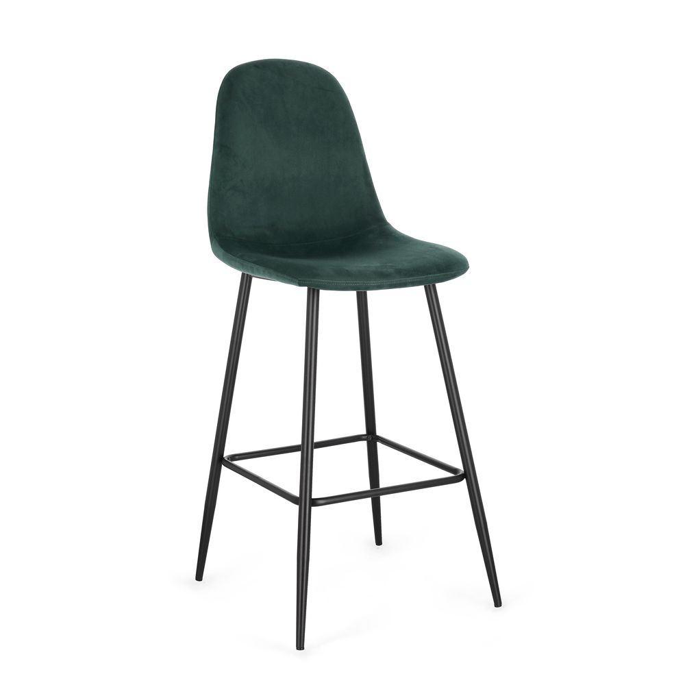 Sgabello Bar New Irelia Ne/V.Verde Scu - Verde - Sgabelli | Mikasa