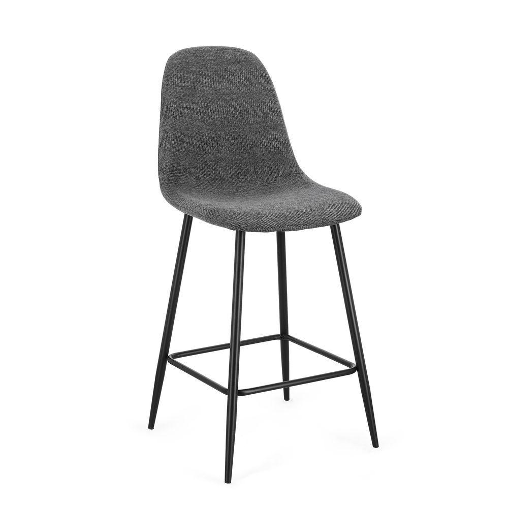 Sgabello Cucina New Irelia Grigio Scuro - Grigio - Sgabelli | Mikasa