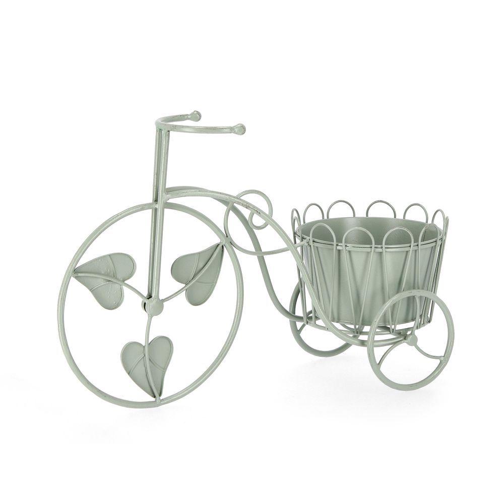 P.Fiore 1P Harriet Bici Salvia - Metallo Verde - Porta Vasi | Mikasa