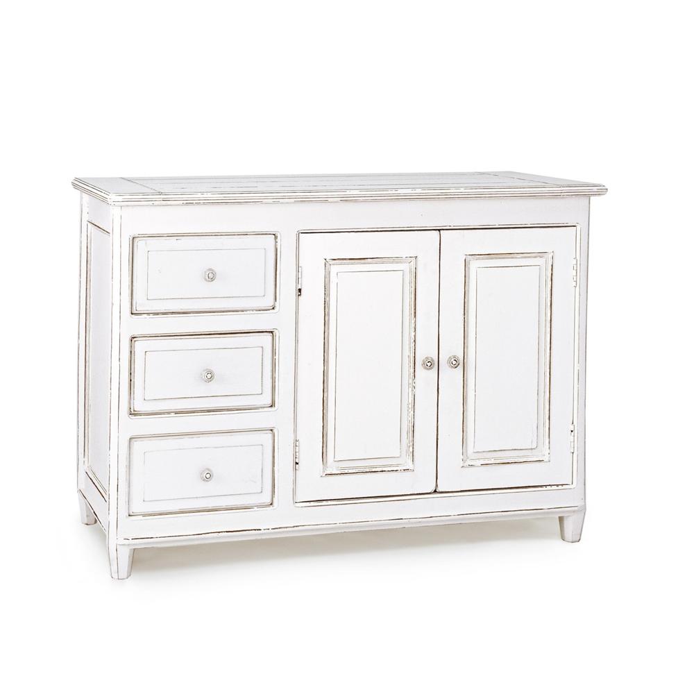 Credenza Colette 2A-3C 120*45*85H - Legno Bianco - Credenze | Mikasa
