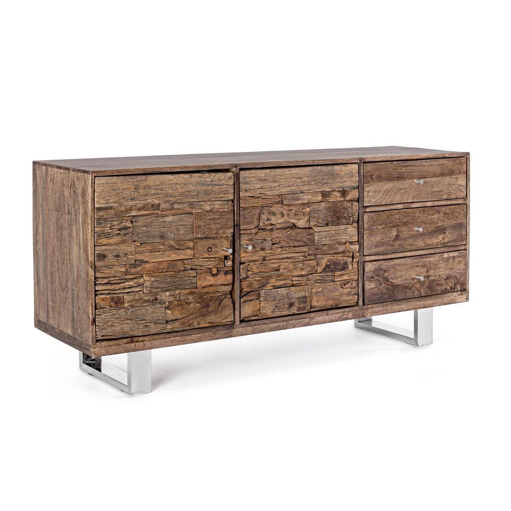 Credenza 2A-3C Stanton 160a - 45b - 75h - Legno Marrone - Credenze | Mikasa