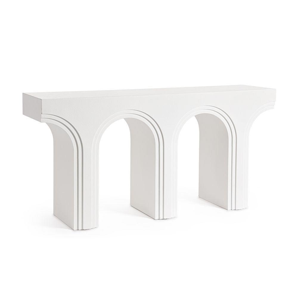 Consolle Rhome Twin Svas Bianco 160*40*80cm - Bianco - Consolle | Mikasa