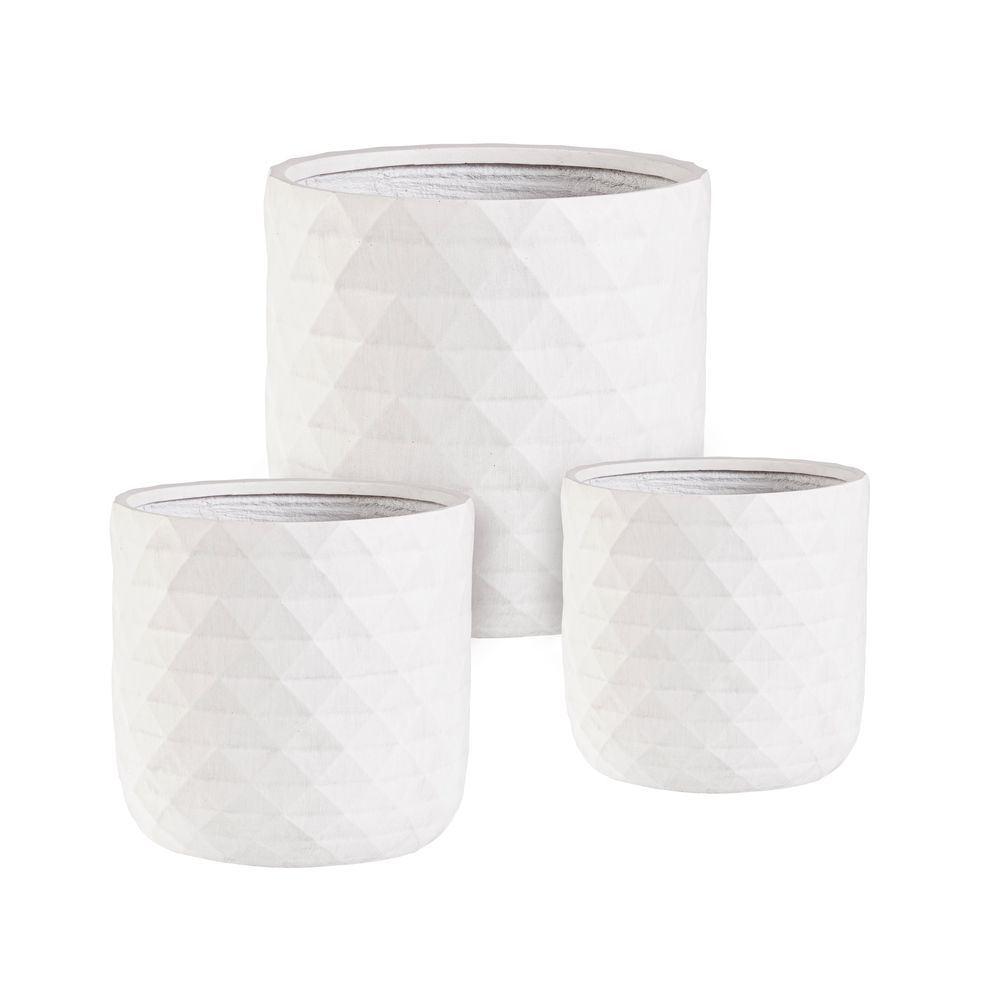 Set3 P.Vaso Pyramid To Bianco - Bianco - Porta Vasi | Mikasa