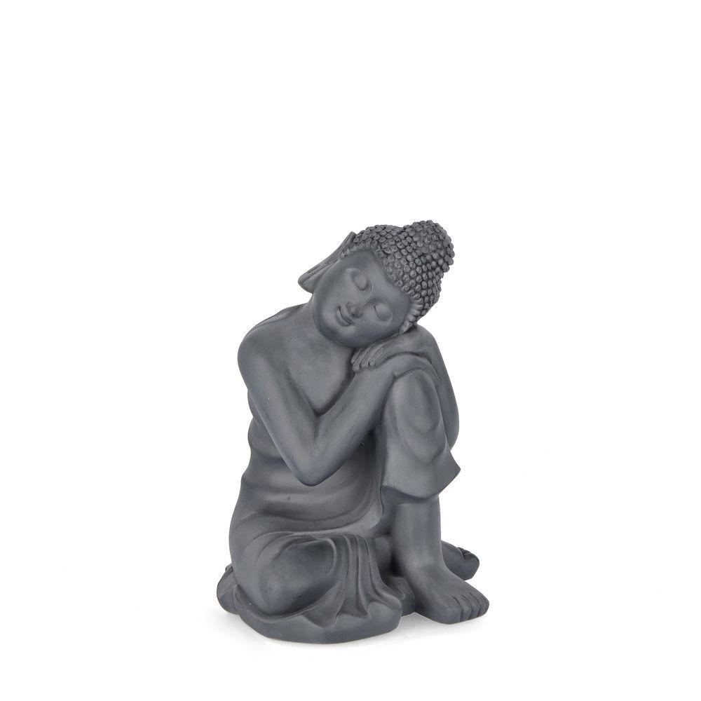 Decoraz Pattaya Buddha Pensat Antr H35,5 - Magnesia Antracite - Statue | Mikasa