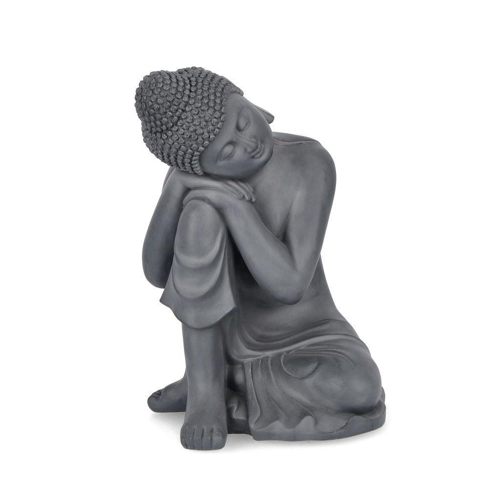 Decoraz Pattaya Buddha Pensat Antr H50,5 - Magnesia Antracite - Statue | Mikasa